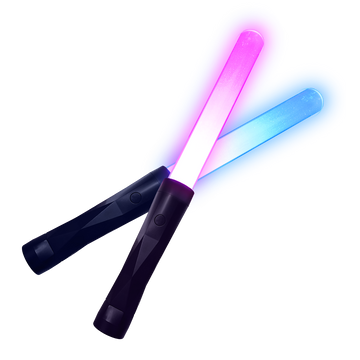 DMX Controllled Rechargeable LED Lightsticks